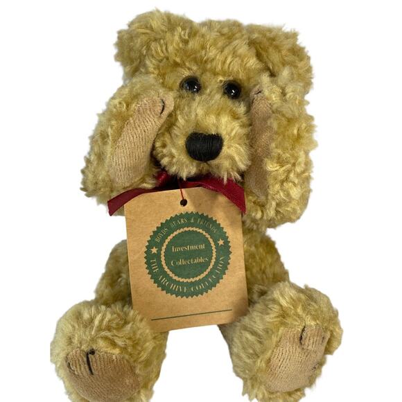 Boyds Bear Plush Jointed Articulated Head Arms Legs 1990s Archive w/Tag & Bow - Picture 5 of 12